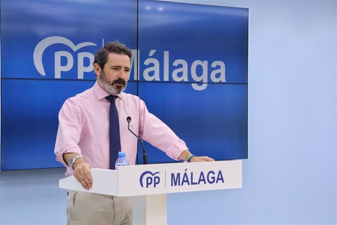 El secretario general del PP de Málaga, José Ramón Carmona, en una imagen de archivo 