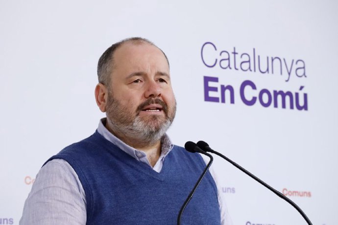 El portaveu dels comuns, Joan Mena
