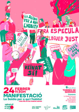 Cartell d'una mobilització a Saïdia