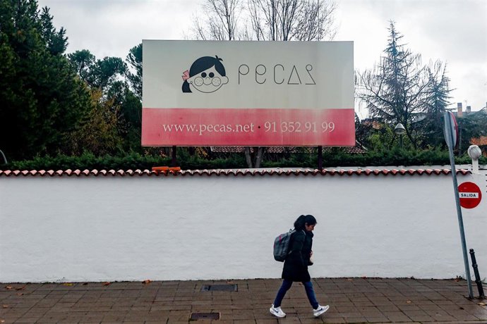 Archivo - Exterior de las instalaciones del centro infantil Pecas de Pozuelo de Alarcón, a 30 de noviembre de 2023, en Pozuelo de Alarcón, Madrid (España).