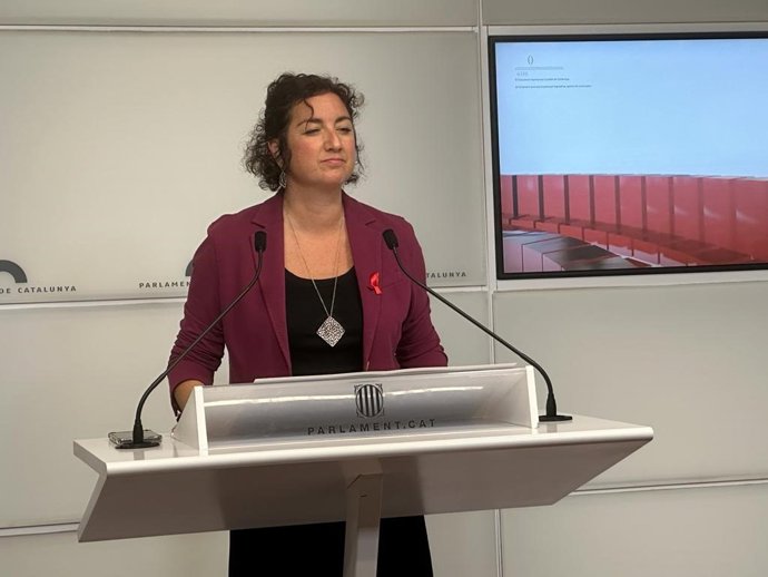 Archivo - La portaveu del PSC al Parlament, Alícia Romero