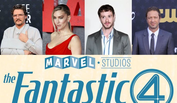 Pedro Pascal, Vanessa Kirby, Joseph Quinn y Ebon Moss-Bachrach confirmados como los 4 fantásticos de Marvel