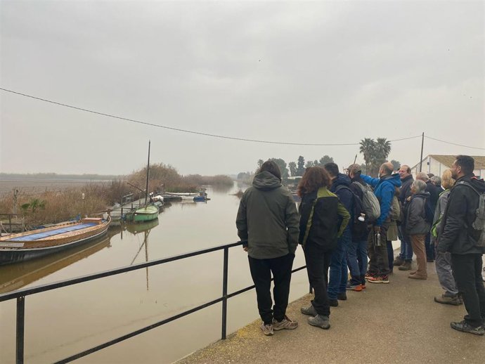 Asistentes a la conferencia internacional ‘Humedales ante el Cambio Climático’, celebrada en Valencia.