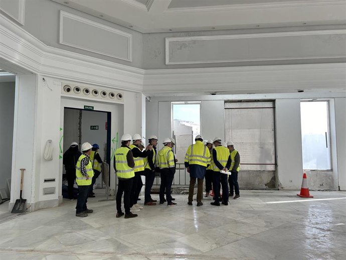 Obras de rehabilitación del Palacete del Embarcadero.