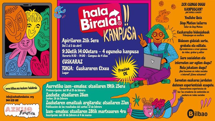 'Hala, Birala! Kanpusa' Kultura Digitalari Buruzko Euskarazko Campusa.