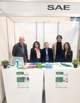 La delegada de Empleo, Empresa y Trabajo Autónomo de la Junta de Andalucía en Málaga y directora provincial del SAE, Carmen Sánchez Sierra, en la sexta Feria de Empleo de Marbella.