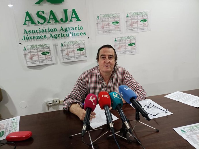 Ángel García Blanco, presidente de Asaja Extremadura