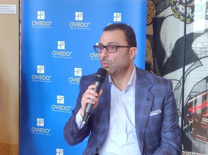 El concejal de Cultura del Ayuntamiento de Oviedo, David Álvarez