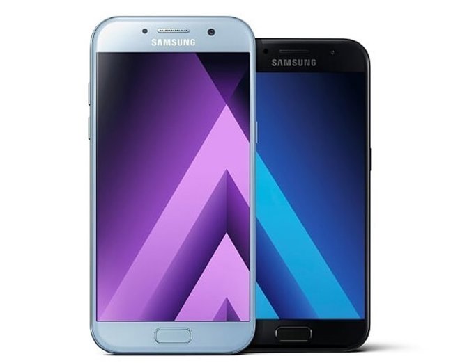 Galaxy A (2017), modelos A5 y A3