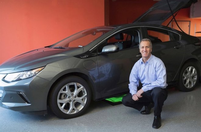 Sistema de carga inalámbrica para coches eléctricos 